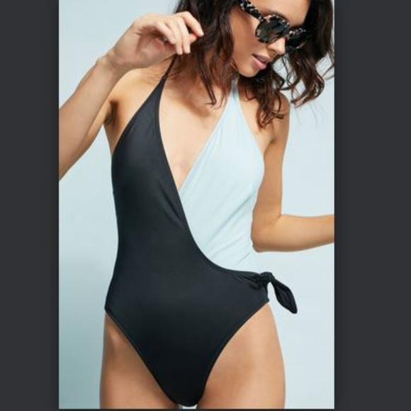 solid and striped one piece sale